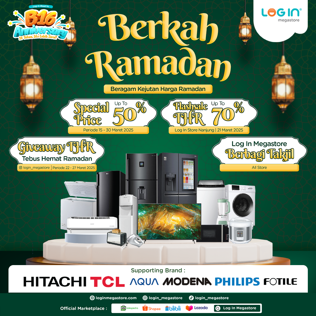Banner Berkah Ramadhan - Login Megastore