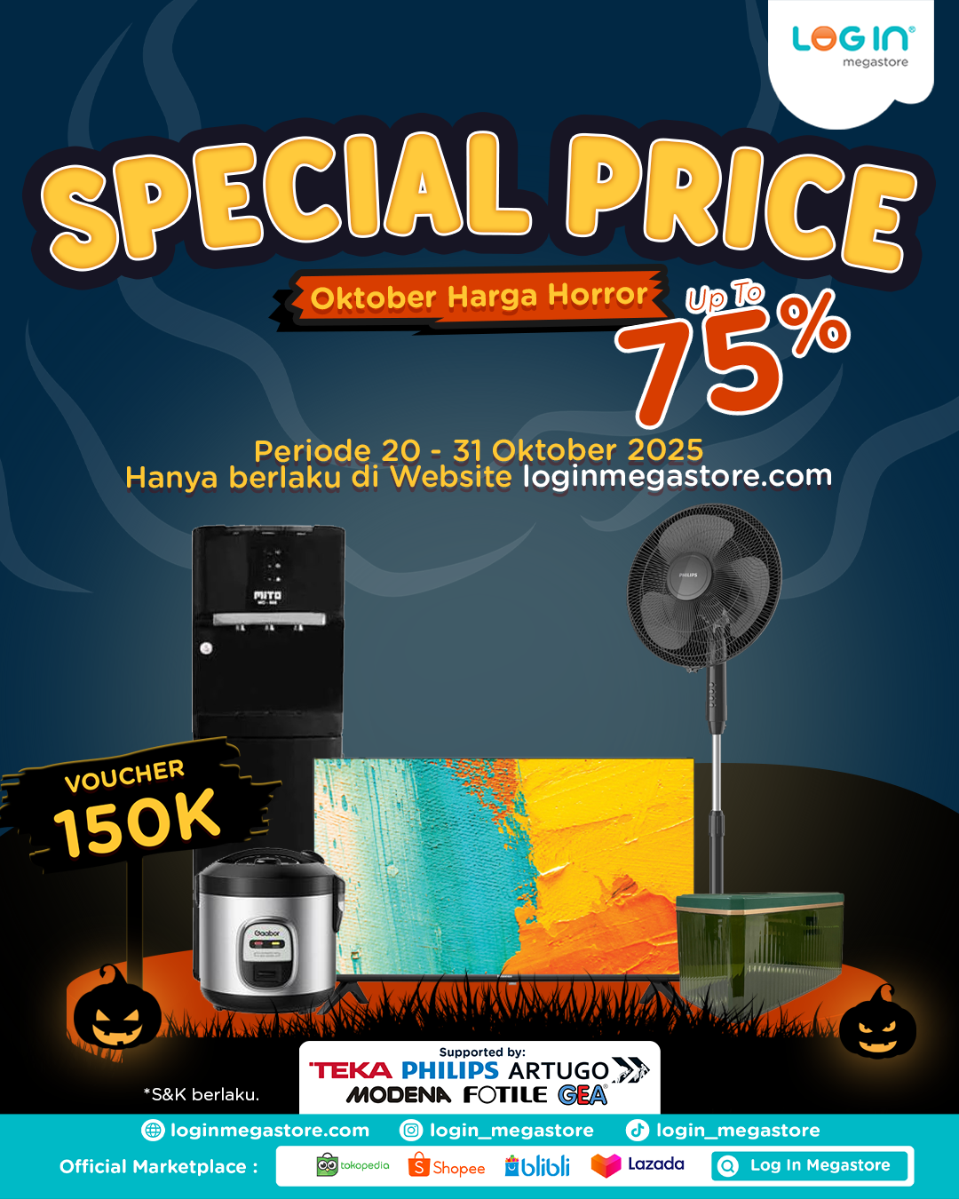 Banner Special Price Web Oktober - Login Megastore