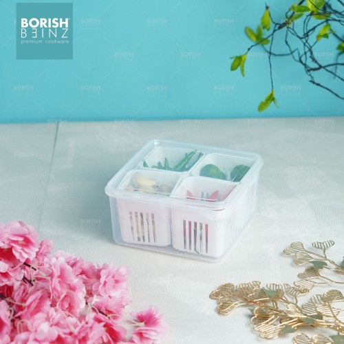 BORISH BEINZ MULTI STORAGE BBHW ZM01 WH(16.5*16.5*8.5cm/175g) | 1 - Login Megastore