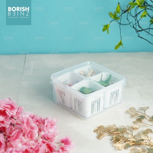 BORISH BEINZ MULTI STORAGE BBHW ZM01 WH(16.5*16.5*8.5cm/175g) | 2 - Login Megastore