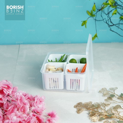 BORISH BEINZ MULTI STORAGE BBHW ZM01 WH(16.5*16.5*8.5cm/175g) | 4 - Login Megastore