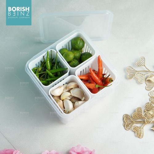 BORISH BEINZ MULTI STORAGE BBHW ZM01 WH(16.5*16.5*8.5cm/175g) | 5 - Login Megastore