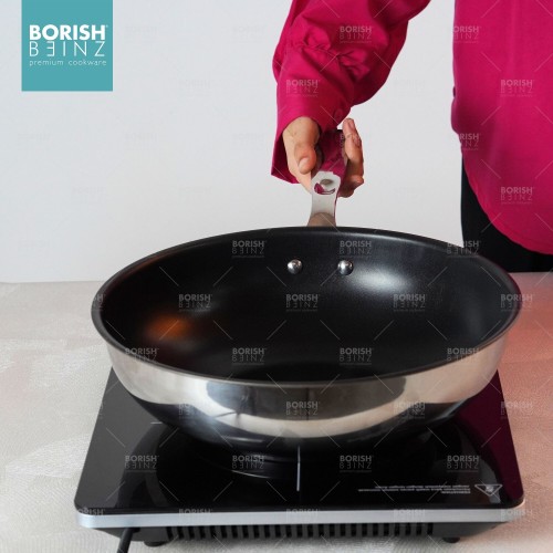 BORISH BEINZ STIR FRY PAN BSWI 2816 | 4 - Login Megastore