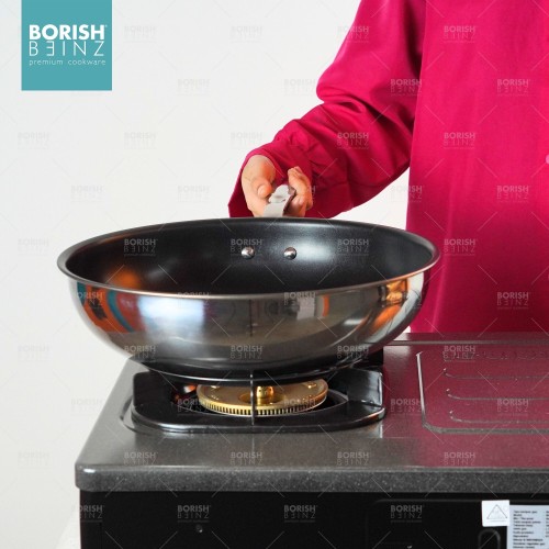 BORISH BEINZ STIR FRY PAN BSWI 3016 | 7 - Login Megastore