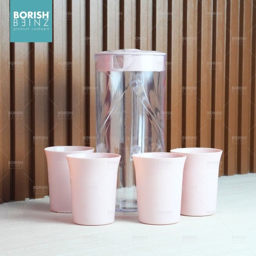 BORISH BEINZ JUG BOTOL BBKW JL06 PK pot+4cups(1500ml) | 1 - Login Megastore