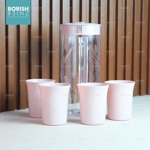 BORISH BEINZ JUG BOTOL BBKW JL06 PK pot+4cups(1500ml) | 2 - Login Megastore