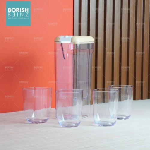 BORISH BEINZ JUG BOTOL BBKW TZ04 TS pot+4cups(1.6L) | 1 - Login Megastore