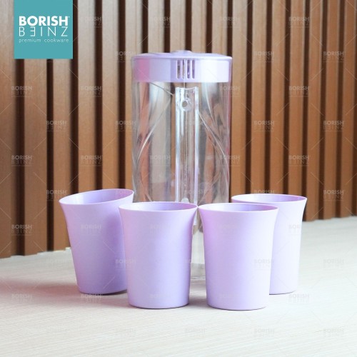 BORISH BEINZ JUG BOTOL BBKW JL08 PR pot+4cups(1500ml) | 2 - Login Megastore