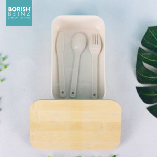 BORISH BEINZ-LUNCH BOX-BBKW-CH02-WH ONE LAYER | 2 - Login Megastore