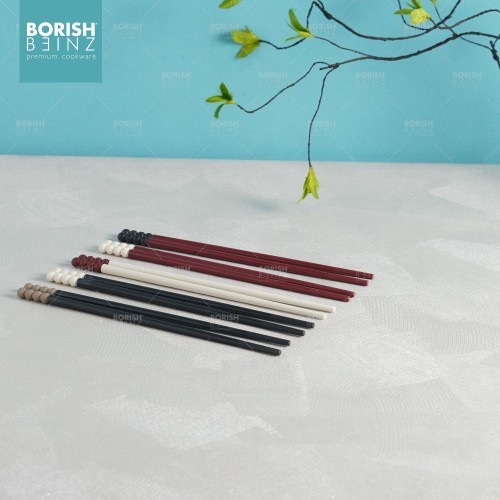 BORISH BEINZ CHOPSTCK/SUMPIT BBKW CD02(5pasang 24cm) | 4 - Login Megastore