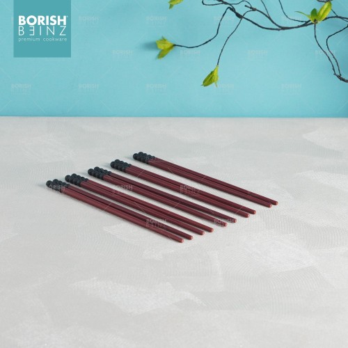 BORISH BEINZ CHOPSTCK/SUMPIT BBKW CD02(5pasang 24cm) | 6 - Login Megastore