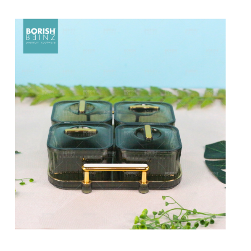BORISH BEINZ-CANISTER PLASTIK-BBHW-JE02 GR NUTS BOX SET4PCS | 1 - Login Megastore