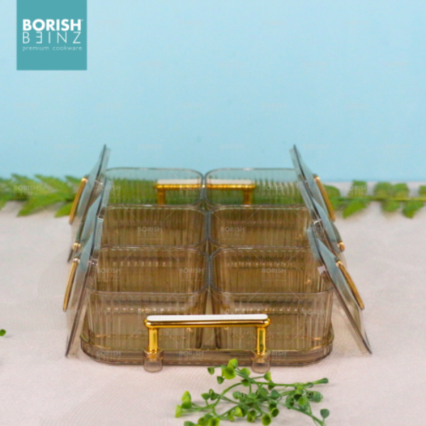 BORISH BEINZ CANISTER PLASTIK BBHW JE03 GD NUTS BOX SET6PCS | 2 - Login Megastore