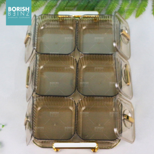 BORISH BEINZ CANISTER PLASTIK BBHW JE03 GD NUTS BOX SET6PCS | 3 - Login Megastore