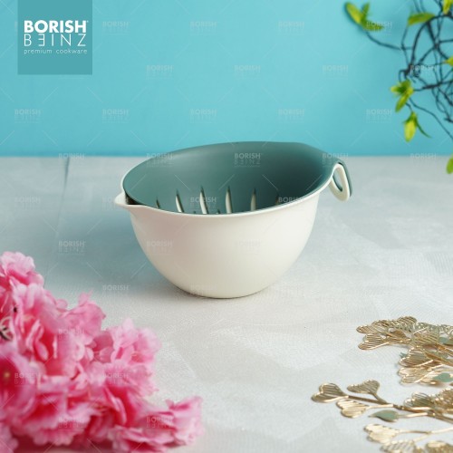 BORISH BEINZ DRAIN BASKET BBHW WF02 GN(23.5*18.4*11cm) | 2 - Login Megastore