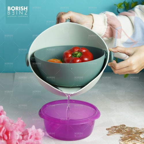 BORISH BEINZ DRAIN BASKET BBHW WF04 GN(28*24*11.5cm) | 14 - Login Megastore