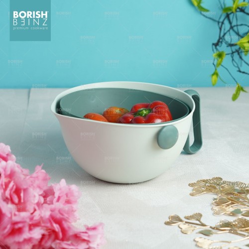 BORISH BEINZ DRAIN BASKET BBHW WF04 GN(28*24*11.5cm) | 4 - Login Megastore