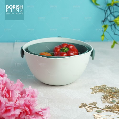 BORISH BEINZ DRAIN BASKET BBHW WF04 GN(28*24*11.5cm) | 5 - Login Megastore