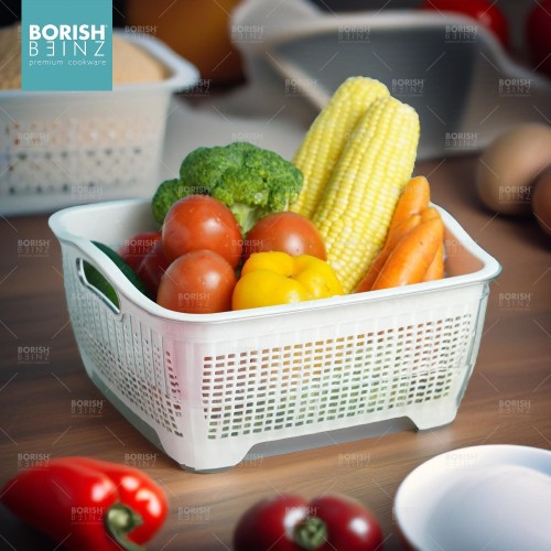 BORISH BEINZ DRAIN BASKET BBHW 2244 WH | 1 - Login Megastore