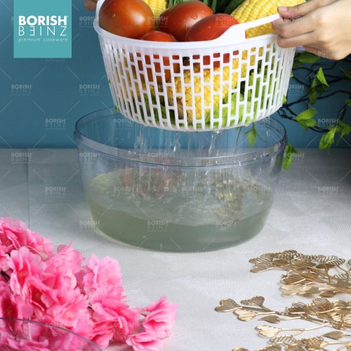 BORISH BEINZ DRAIN BASKET BBHW 8847 WH(25*13cm/3.5L) | 4 - Login Megastore