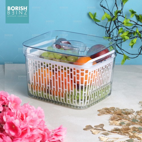 BORISH BEINZ DRAIN BASKET BBHW 8846 WH(23*20*15cm/3.5L) | 2 - Login Megastore