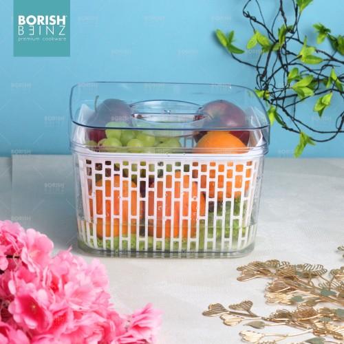 BORISH BEINZ DRAIN BASKET BBHW 8846 WH(23*20*15cm/3.5L) | 3 - Login Megastore