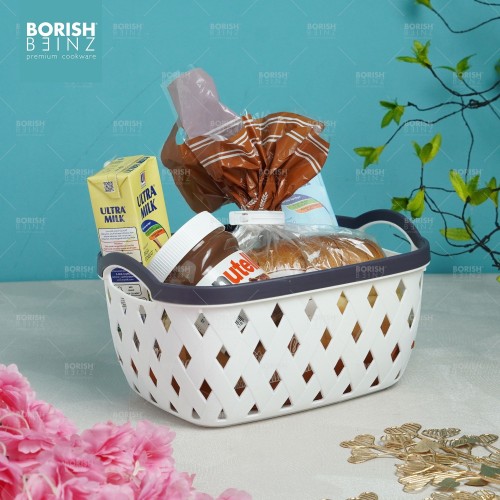 BORISH BEINZ MULTI BASKET BBHW KC61 WH(27*19*14cm) | 5 - Login Megastore