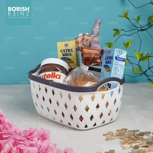 BORISH BEINZ MULTI BASKET BBHW KC61 WH(27*19*14cm) | 6 - Login Megastore