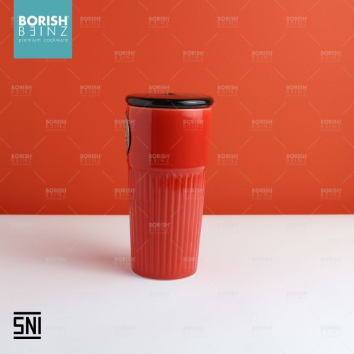 BORISH BEINZ MUG CRMC LX 17 MUG WITH STRAW | 2 - Login Megastore