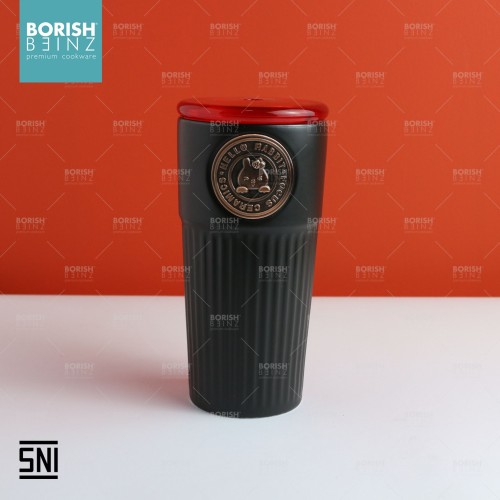 BORISH BEINZ MUG CRMC LX 17 MUG WITH STRAW | 4 - Login Megastore