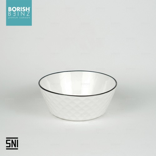 BORISH BEINZ BOWL CRMC WH A10 DIAMOND BOWL(8") | 1 - Login Megastore