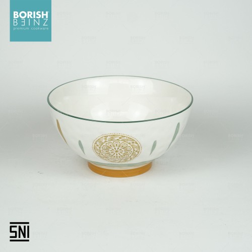 BORISH BEINZ BOWL CRMC YH 02 STONE PATTERN BOWL(7") | 1 - Login Megastore