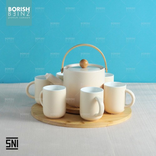 BORISH BEINZ TEA POT XZH 3 CERAMIC TEA  SET | 1 - Login Megastore