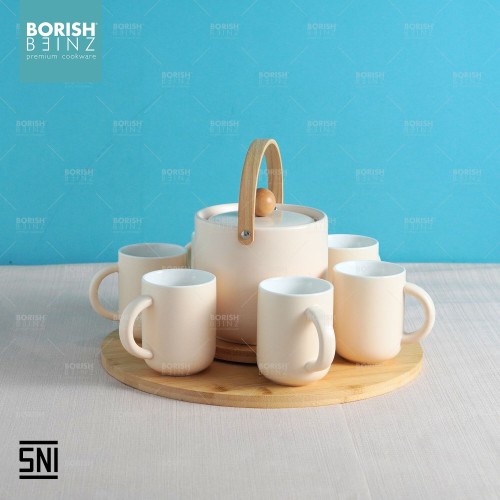 BORISH BEINZ TEA POT XZH 3 CERAMIC TEA  SET | 2 - Login Megastore