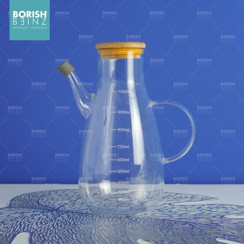 BORISH BEINZ BOTOL MINYAK LX 8 GLASS OILPOT 1000ML | 1 - Login Megastore