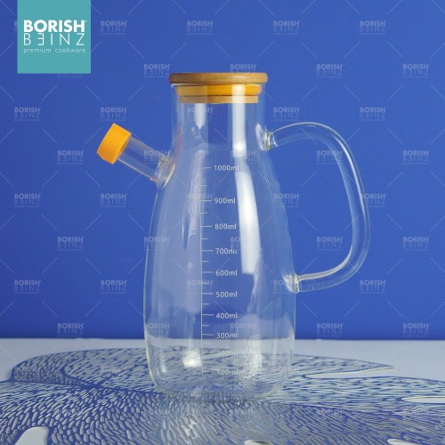 BORISH BEINZ BOTOL MINYAK LX 9 GLASS OILPOT 1000ML | 1 - Login Megastore