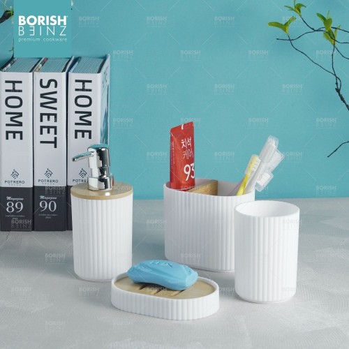 BORISH BEINZ BOTOL DISPENSER SABUN BBHW 8260 WH(set4pcs) | 1 - Login Megastore