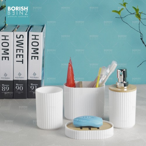 BORISH BEINZ BOTOL DISPENSER SABUN BBHW 8260 WH(set4pcs) | 2 - Login Megastore