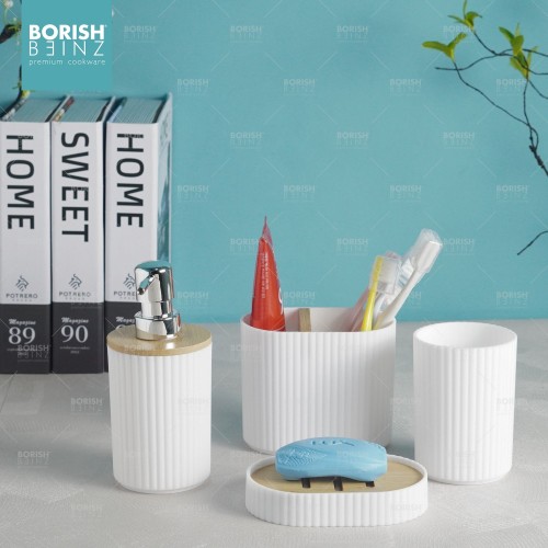 BORISH BEINZ BOTOL DISPENSER SABUN BBHW 8260 WH(set4pcs) | 3 - Login Megastore