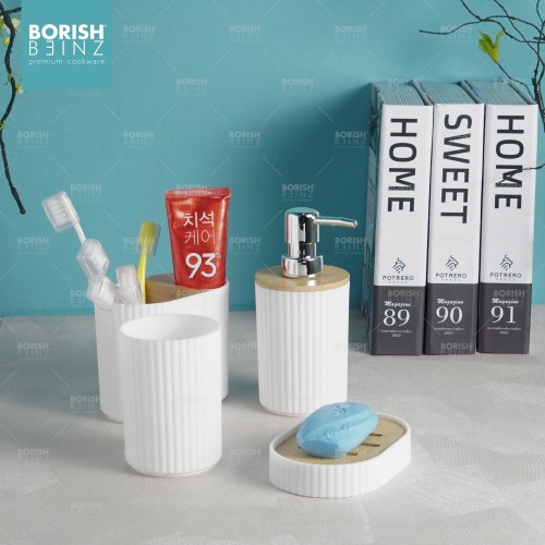 BORISH BEINZ BOTOL DISPENSER SABUN BBHW 8260 WH(set4pcs) | 4 - Login Megastore