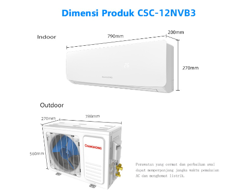 CHANGHONG SPLIT AC CSC12NVB4 | 3 - Login Megastore