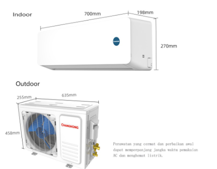 CHANGHONG SPLIT AC  CHOL05L4 | 3 - Login Megastore