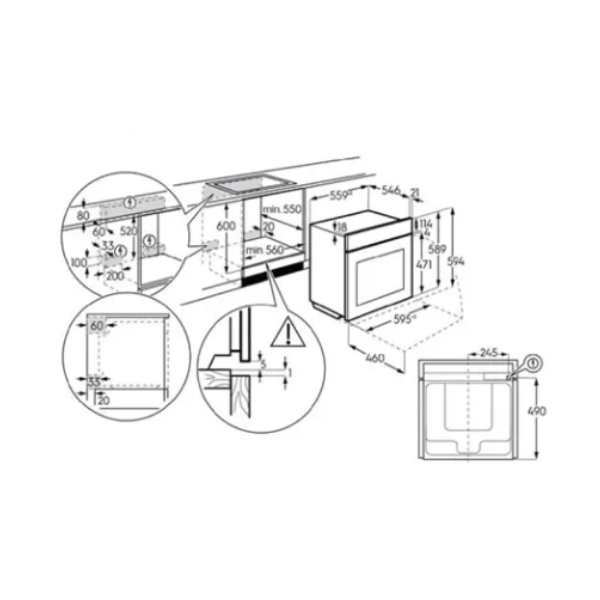 ELECTROLUX ELECTRIC OVEN KODDP77H | 4 - Login Megastore