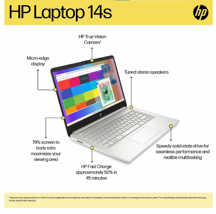 HP-NOTEBOOK LAPTOP-14S DQ4029TU WHITE (KI) | 10 - Login Megastore