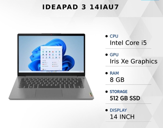 LENOVO NOTEBOOK LAPTOP IP314IAU7 (KI) | 4 - Login Megastore