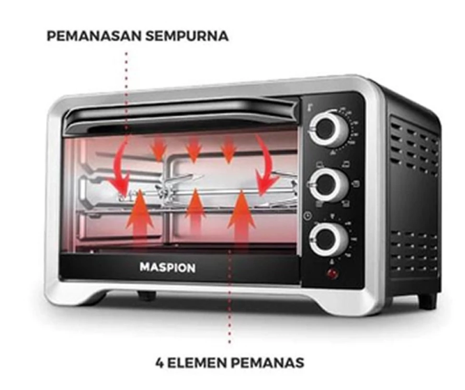 MASPION ELECTRIC OVEN MOT 2001BS | 2 - Login Megastore