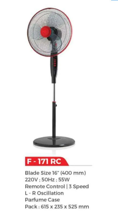 MASPION STAND FAN  STAND FAN SAPP F171RC | 4 - Login Megastore