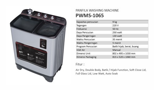 PANFILA SEMI AUTO WM PWMS1065 | 1 - Login Megastore