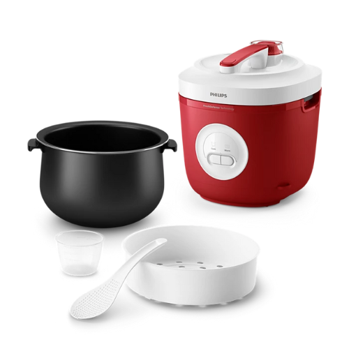 PHILIPS-RICE COOKER-HD3210/30 RED | 3 - Login Megastore