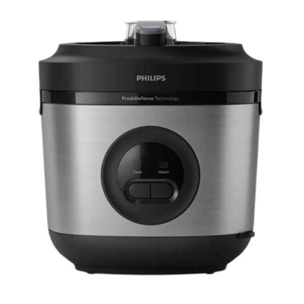 PHILIPS RICE COOKER HD3211/31 SILVER | 1 - Login Megastore